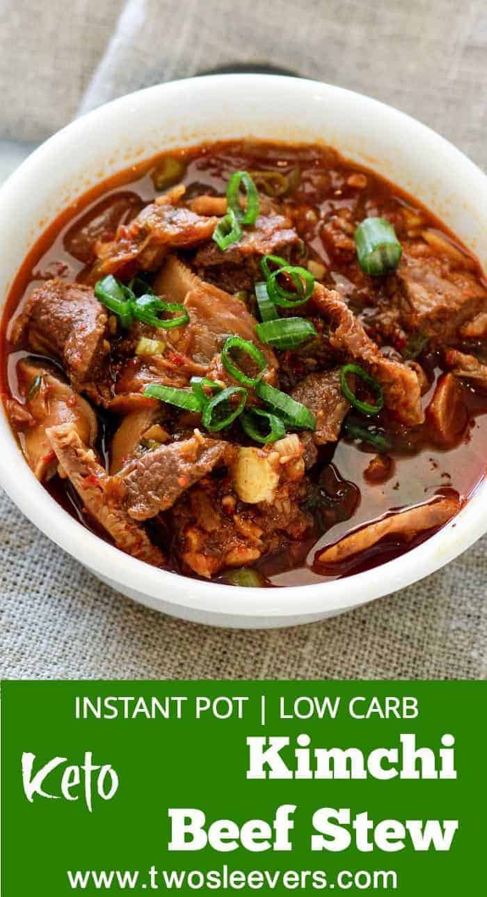 Keto Beef Stew Instant Pot
 Instant Pot Pressure Cooker Low Carb Kimchi Beef Stew