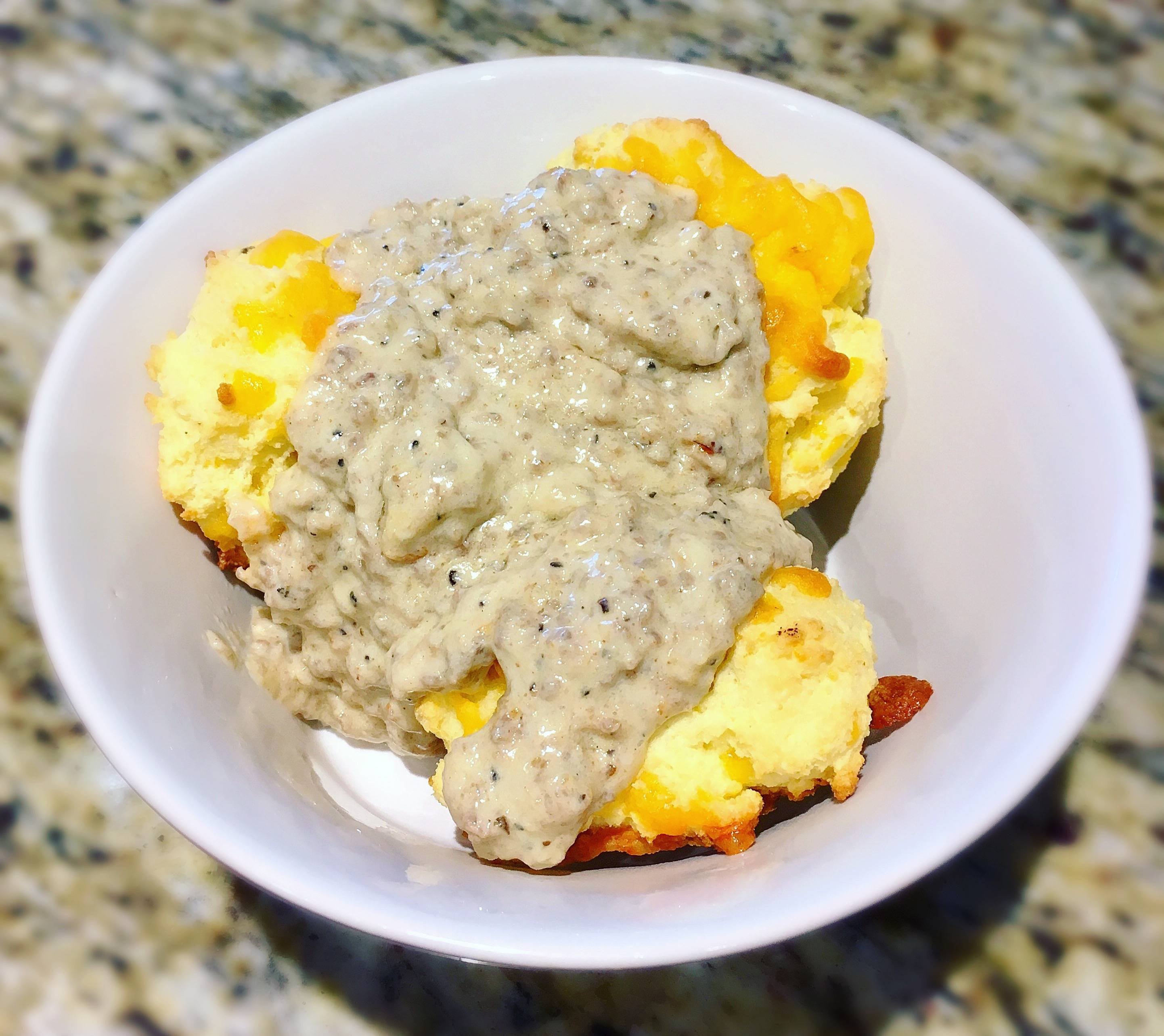 Keto Biscuits And Gravy
 biscuits gravy keto style ketorecipes