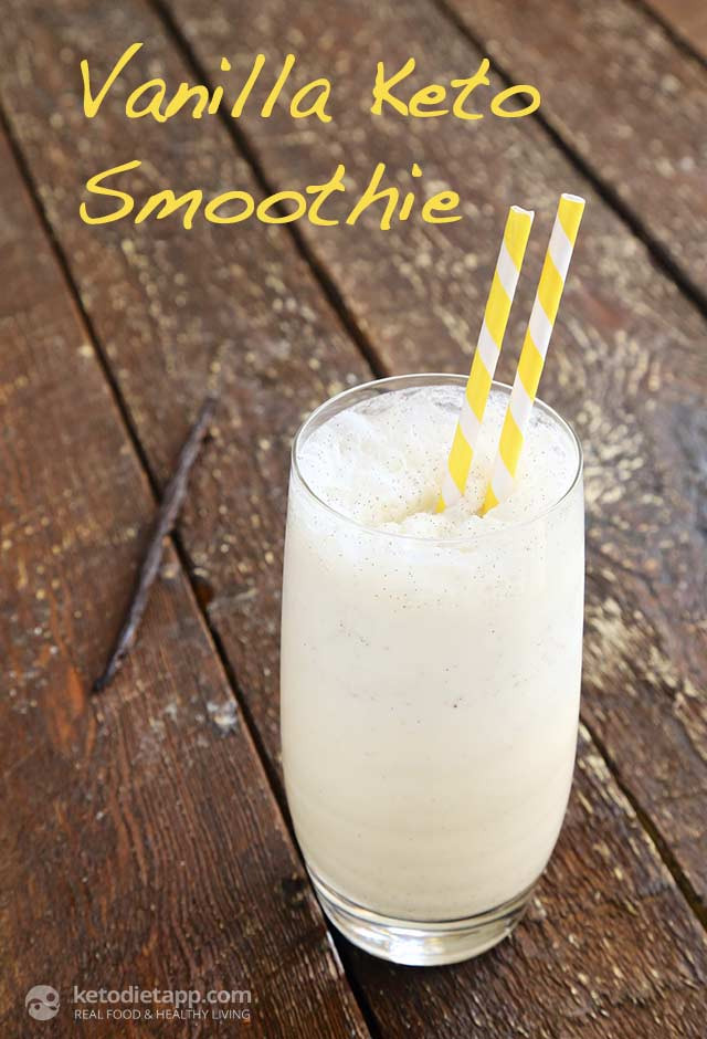 Keto Breakfast Smoothies
 Vanilla Keto Smoothie