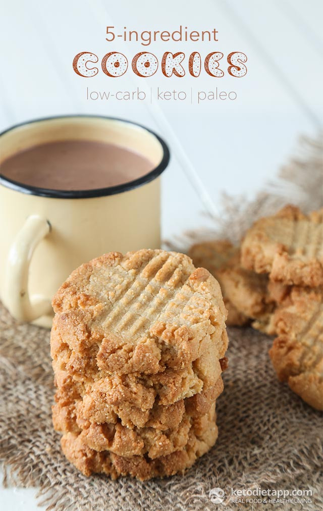 Keto Butter Cookies
 5 Ingre nt Keto Cookies