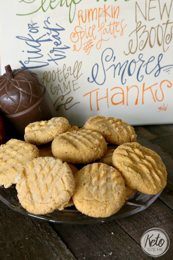 Keto Butter Cookies
 Keto Pumpkin Butter Cookies Recipe • Keto Size Me