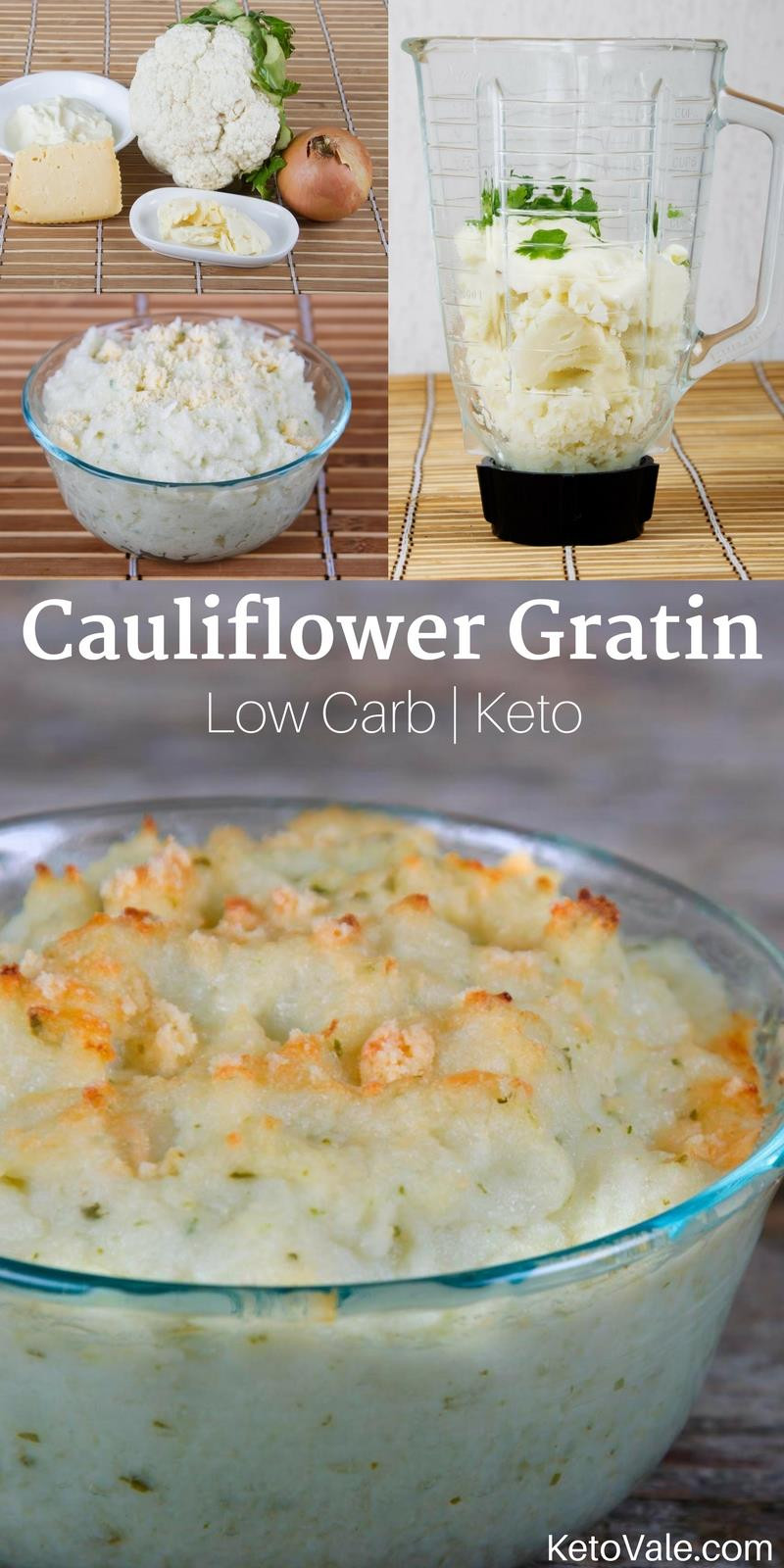 Keto Cauliflower Recipes
 Easy Cauliflower Gratin with Cheese Recipe