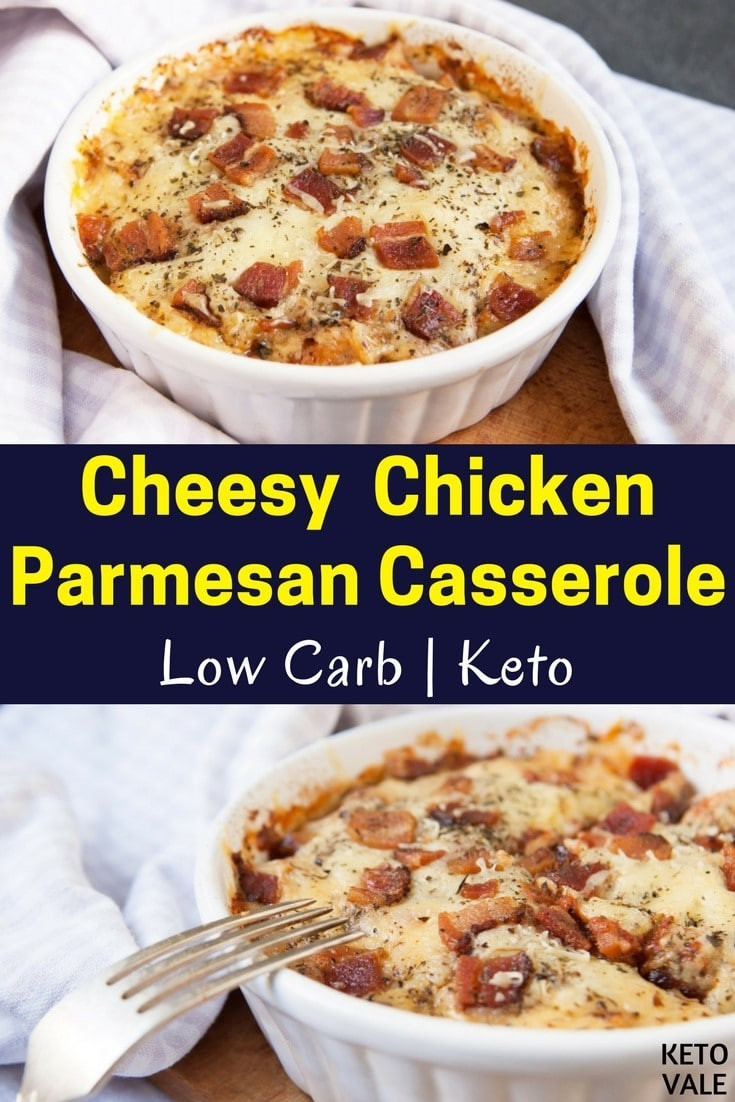 Keto Cheesy Chicken Casserole
 Keto Cheesy Chicken Parmesan Casserole Low Carb Recipe