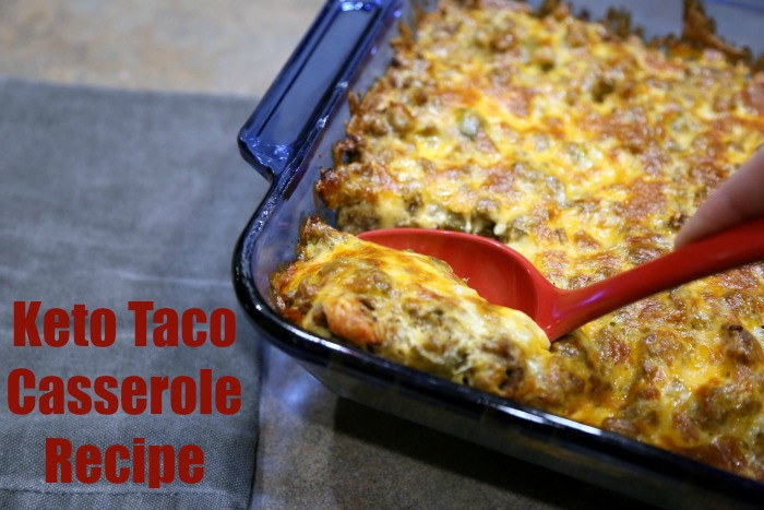 Keto Cheesy Chicken Casserole
 Keto Cheesy Taco Casserole Recipe LCHF • Keto Size Me