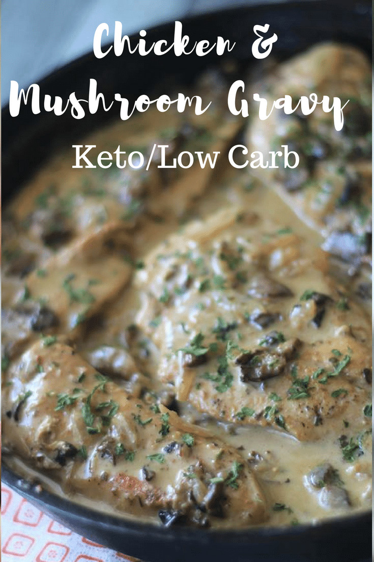 Keto Chicken Gravy
 Chicken & Mushroom Gravy Recipe Keto Low Carb Kasey Trenum