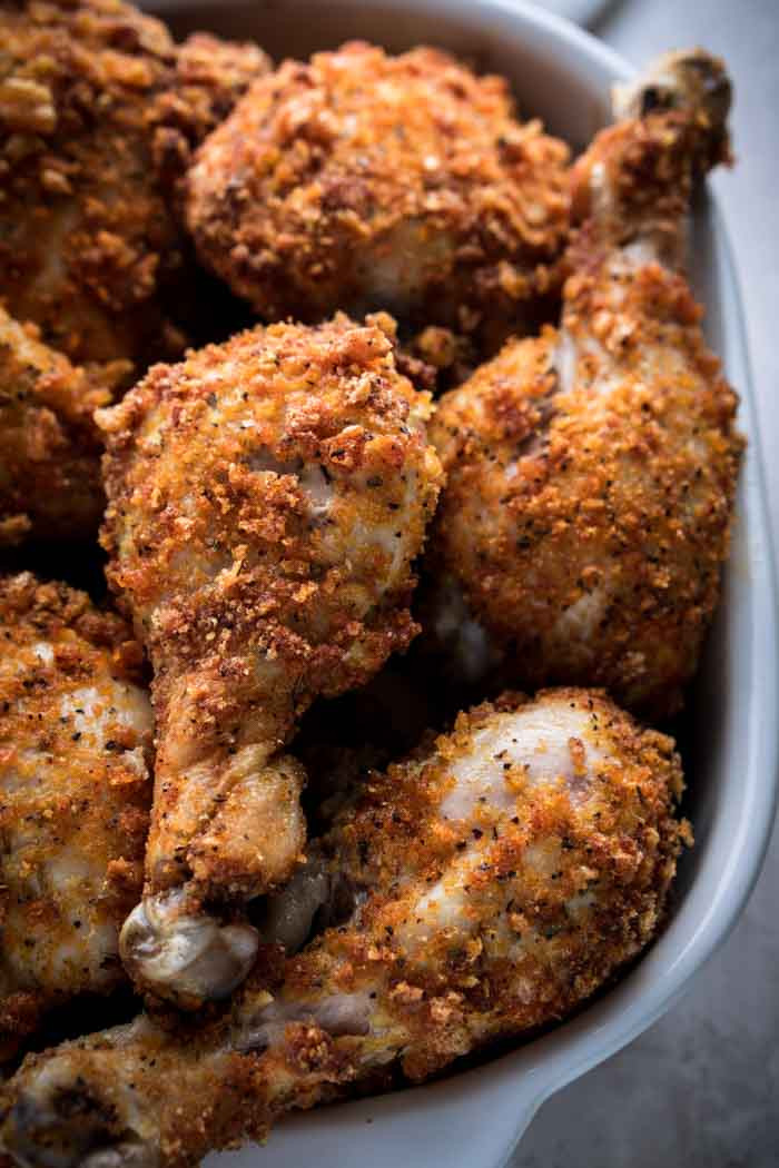 Keto Chicken Legs
 Keto Fried Chicken Recipe Baked in Oven KETOGASM