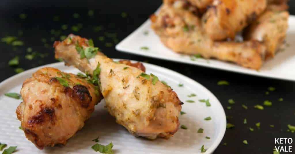 Keto Chicken Legs
 Baked Chicken Drumsticks with Mustard and Garlic