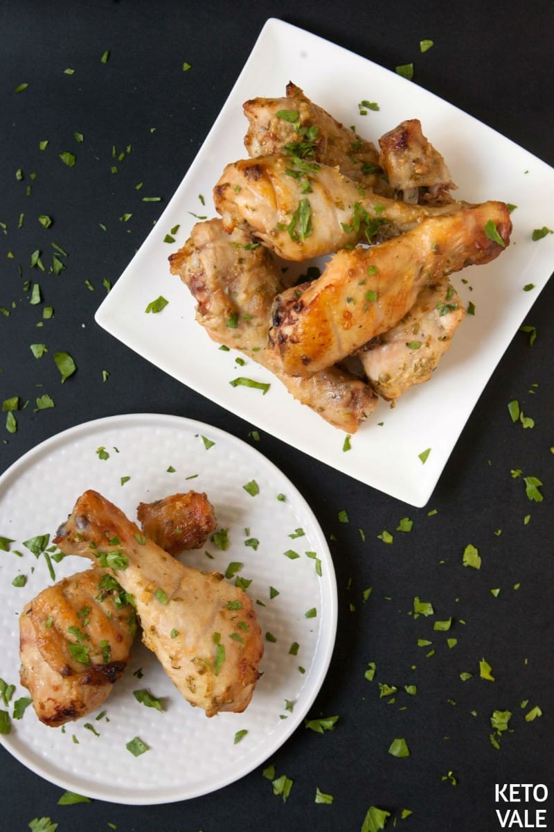 Keto Chicken Legs
 Baked Chicken Drumsticks with Mustard and Garlic