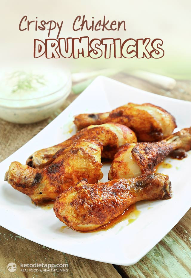 Keto Chicken Legs
 Crispy Chicken Drumsticks