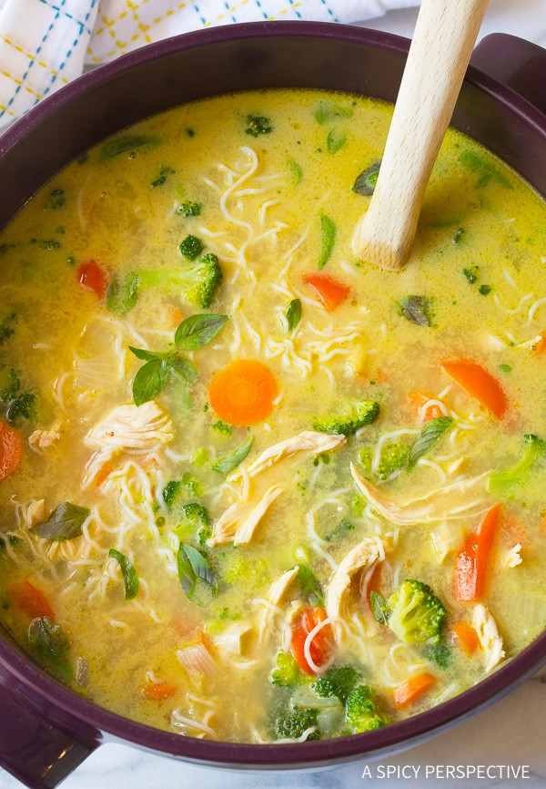 Keto Chicken Noodle Soup
 Low Carb Green Curry Chicken Noodle Soup A Spicy Perspective