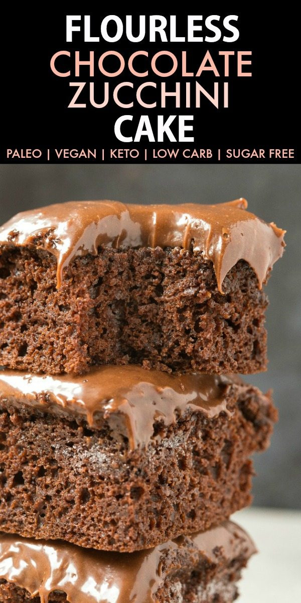 Keto Chocolate Zucchini Cake
 Flourless Paleo Vegan Chocolate Zucchini Cake Keto