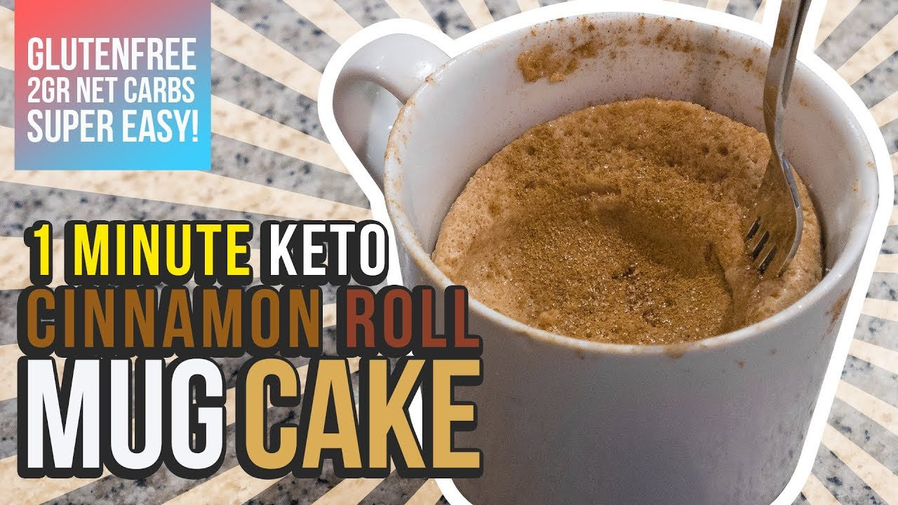 Keto Cinnamon Roll Mug Cake
 1 MINUTE KETO MUG CAKE Cinnamon Rolls