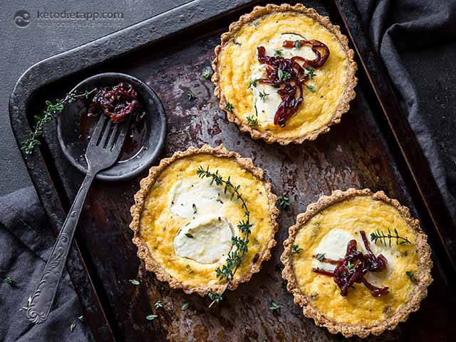 Keto Diet Onions
 Keto Goat Cheese Tarts with Caramelized ion