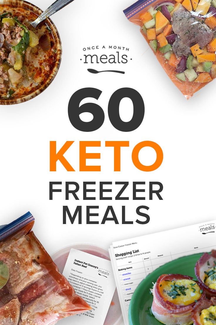 Keto Diet Prepared Meals
 60 Keto Freezer Meals