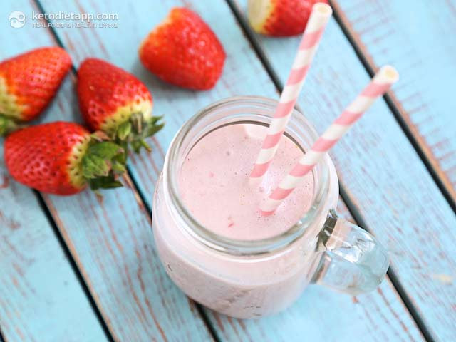 Keto Diet Strawberries
 Strawberry Keto Milkshake