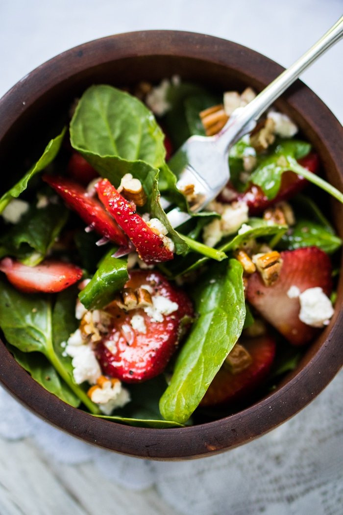 Keto Diet Strawberries
 Whole30 Paleo & Keto Strawberry Spinach Salad