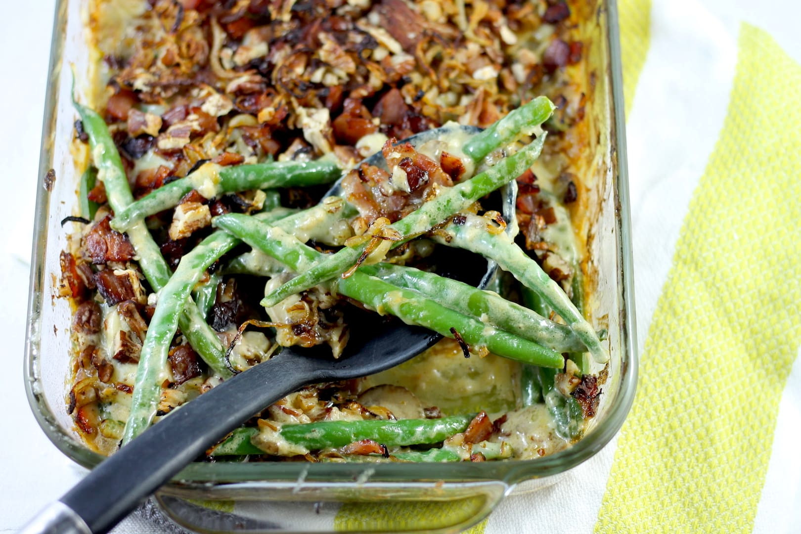 Keto Green Bean Casserole
 Loaded Keto Green Bean Casserole