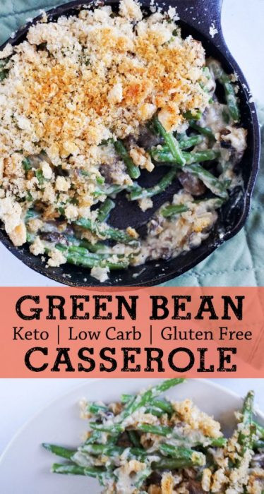 Keto Green Bean Casserole
 Low Carb Green Bean Casserole KetoConnect