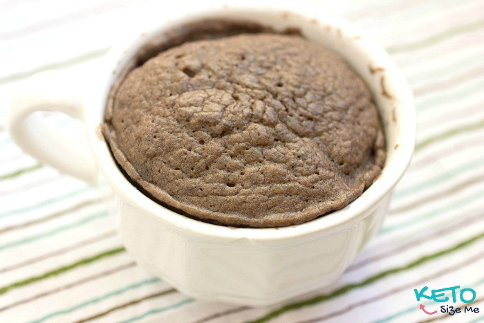 Keto Mug Cake Recipes
 Keto Chocolate Peanut Butter Mug Cake • Keto Size Me