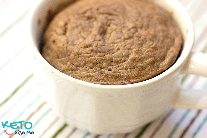 Keto Mug Cake Recipes
 Keto Chocolate Peanut Butter Mug Cake • Keto Size Me