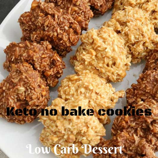 Keto No Bake Cookies
 Perfect Keto No Bake Cookies Keto Low Carb Desserts