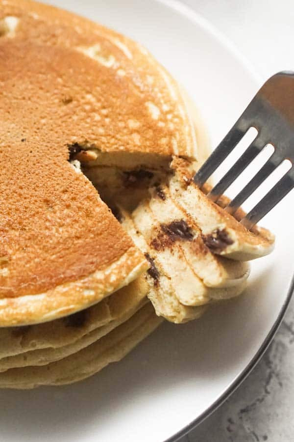 Keto Pancakes No Cream Cheese
 Low Carb Protein Pancakes Peanut Butter Chocolate Chip