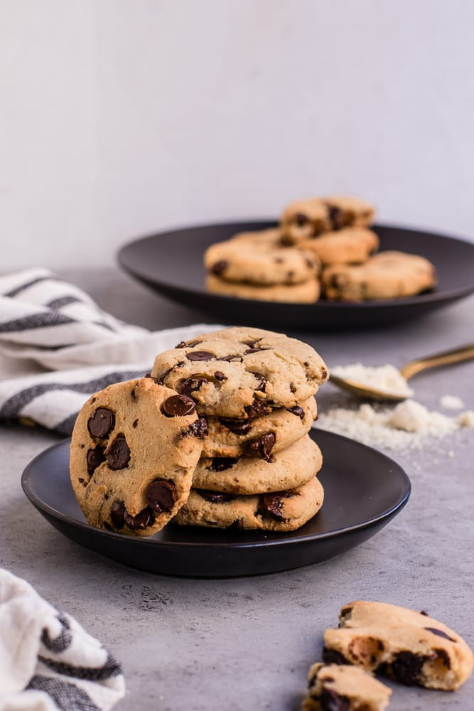 Keto Peanut Butter Chocolate Chip Cookies
 Healthy Keto Friendly Chocolate Chip Cookies — Peanut