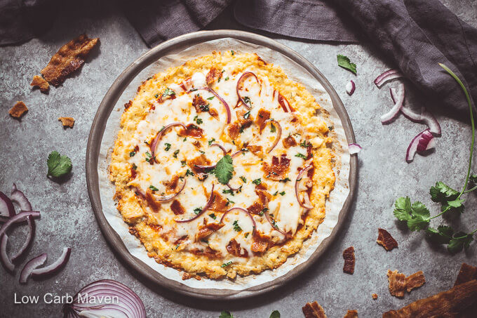 Keto Pizza Chicken Crust
 BBQ Chicken Crust Pizza low carb keto