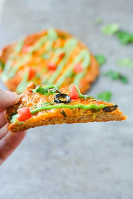 Keto Pizza Chicken Crust
 Chicken Crust Taco Pizza Low Carb & Keto