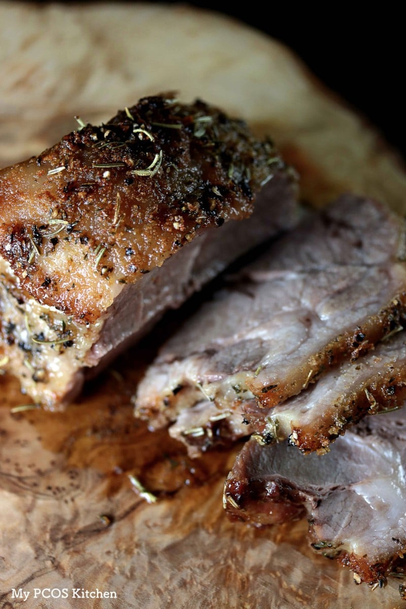 Keto Pork Shoulder
 Herb Crusted Shoulder Pork Roast Keto Paleo My PCOS