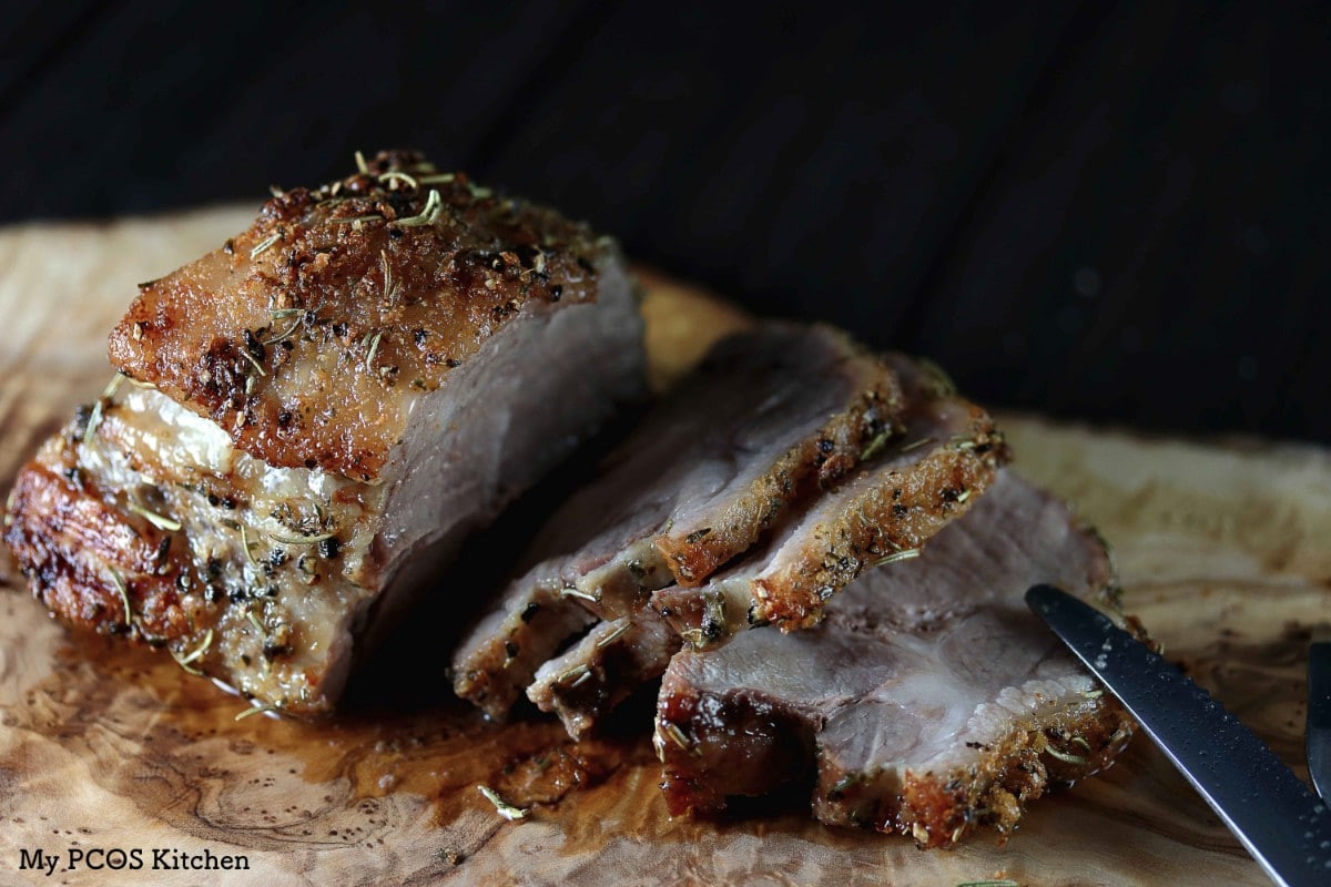 Keto Pork Shoulder
 Herb Crusted Shoulder Pork Roast Keto Paleo My PCOS