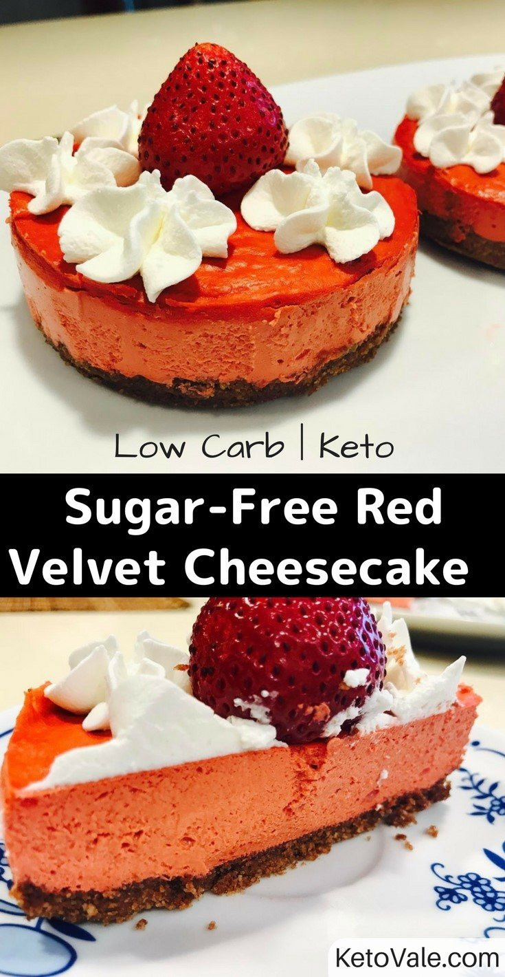 Keto Red Velvet Cake
 Sugar Free Red Velvet Cheesecake Low Carb Recipe