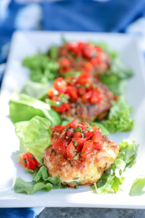 Keto Salsa Recipe
 Keto Fish Cakes with Roasted Red Pepper Salsa
