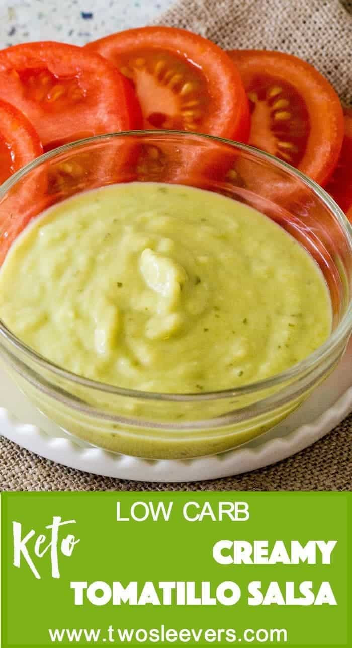 Keto Salsa Recipe
 Keto Creamy Avocado Tomatillo Salsa – Two Sleevers