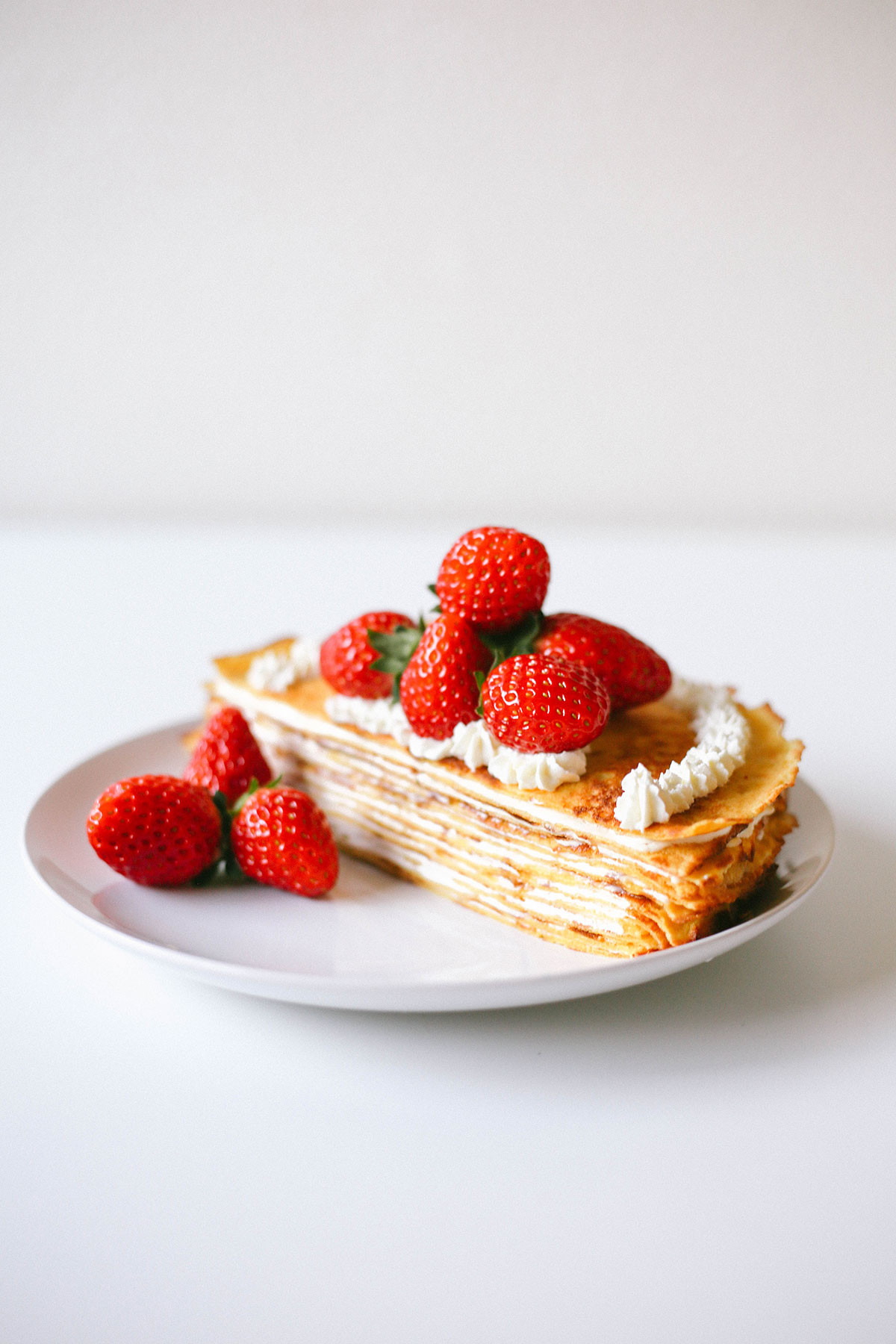 Keto Strawberry Cake
 Keto Crepe Cake with Strawberries Mille Crêpe Happy Keto