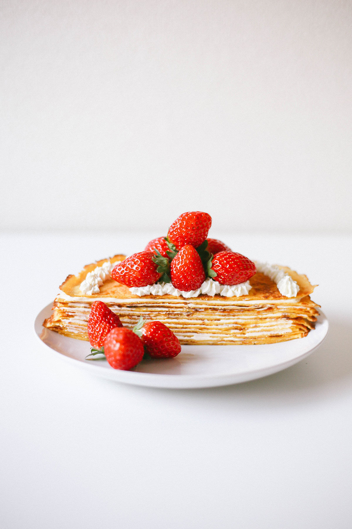 Keto Strawberry Cake
 Keto Crepe Cake with Strawberries Mille Crêpe Happy Keto