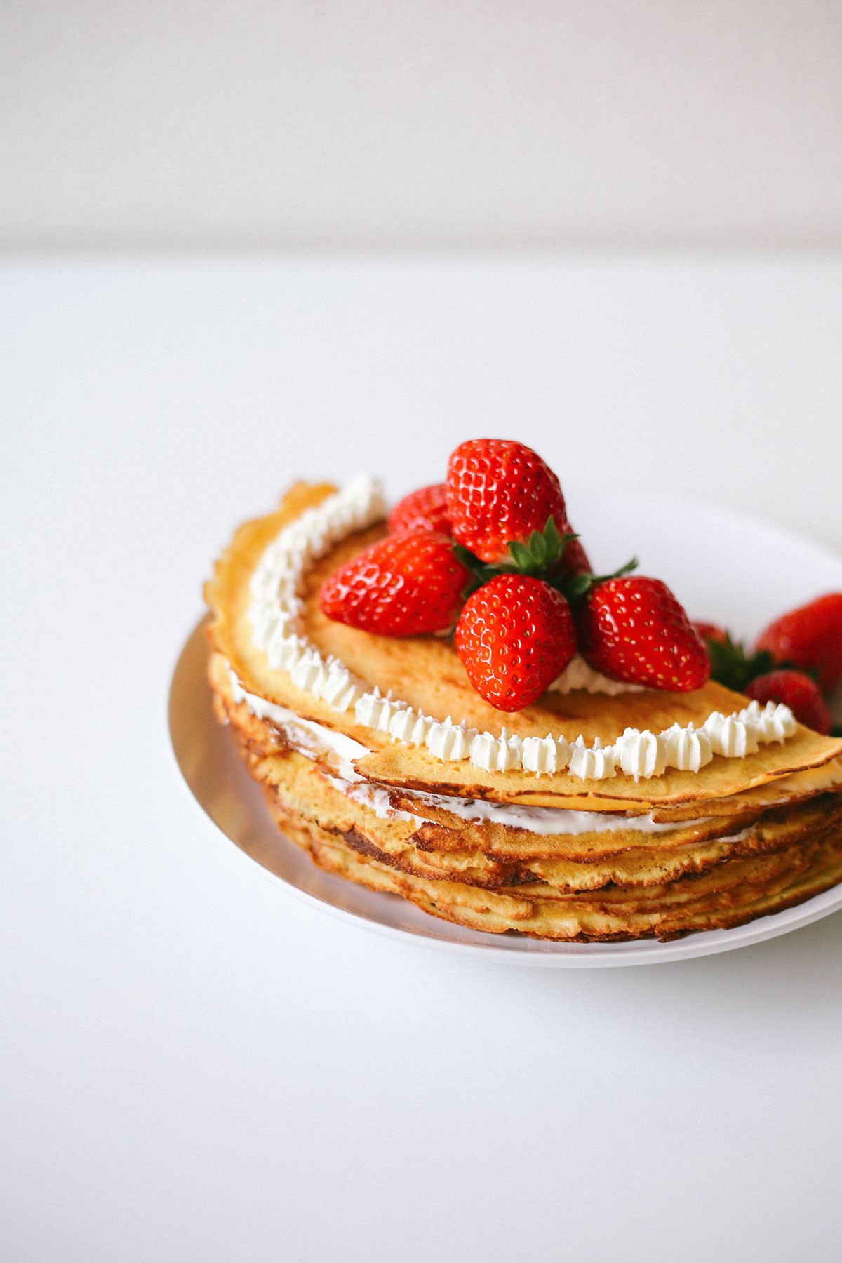 Keto Strawberry Cake
 Keto Crepe Cake with Strawberries Mille Crêpe Happy Keto