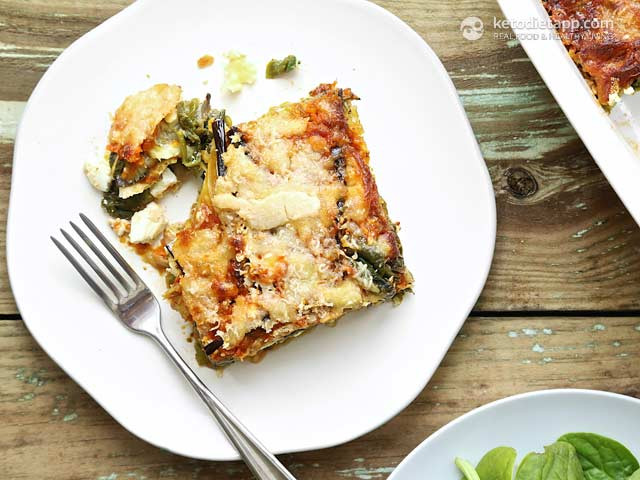 Keto Vegetarian Lasagna Ve arian Keto Lasagna