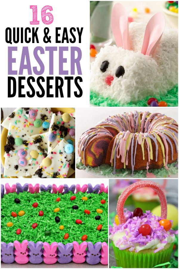 Kid Friendly Easter Desserts
 16 Quick and Easy Easter Dessert Recipes That Everyone