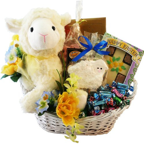 Lamb Easter Basket
 My Little Lamb Easter Gift Basket with Chocolate and Candy