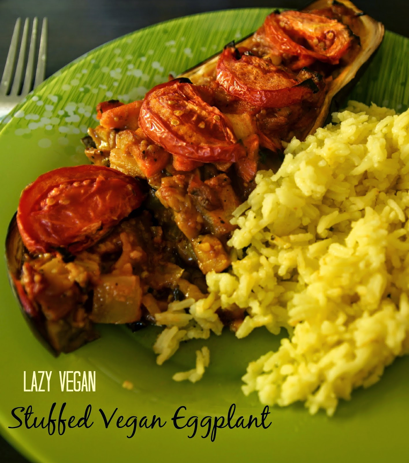 Lazy Vegan Recipes
 Lazy Vegan Stuffed Vegan Eggplant