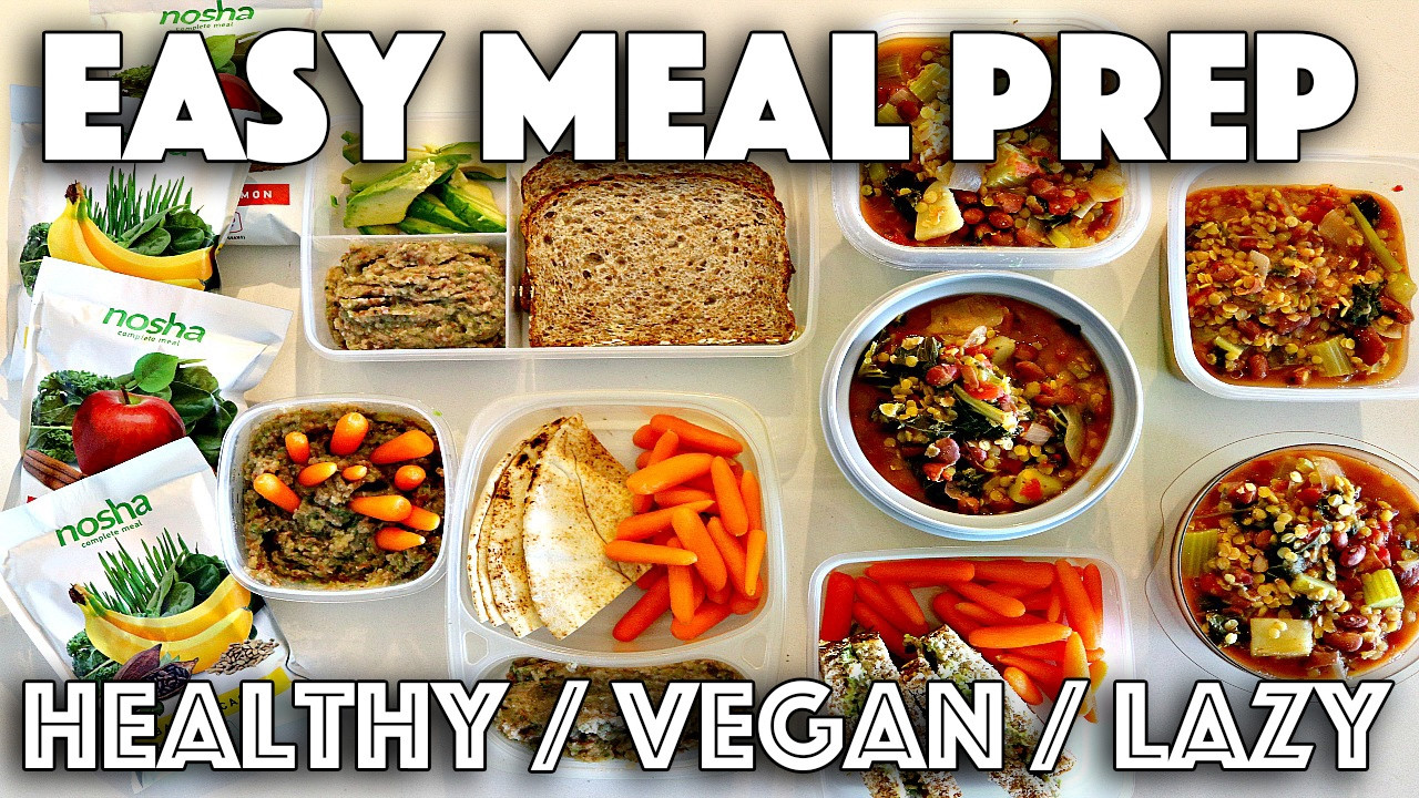 Lazy Vegan Recipes
 VEGAN MEAL PREP FOR LAZY PEOPLE HEALTHY RECIPES