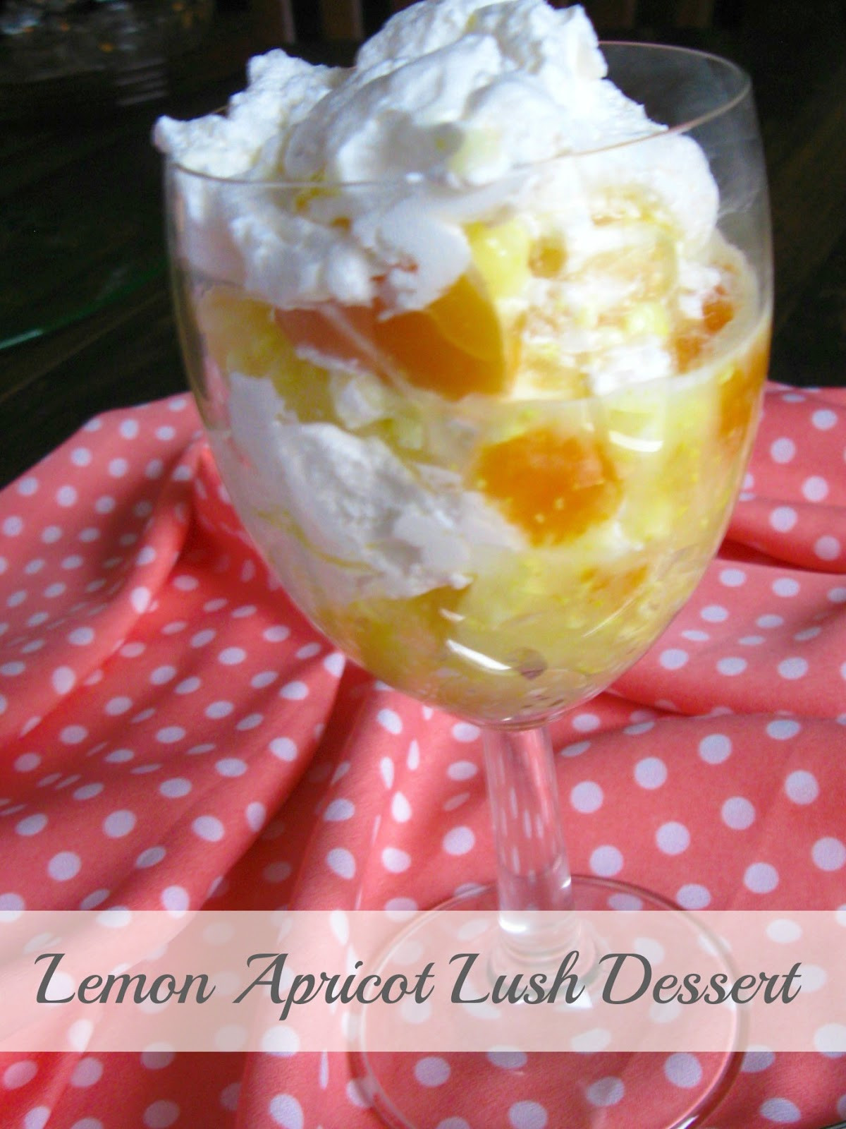 Lemon Easter Desserts
 Cooking with K Lemon Apricot Lush Dessert A cool and