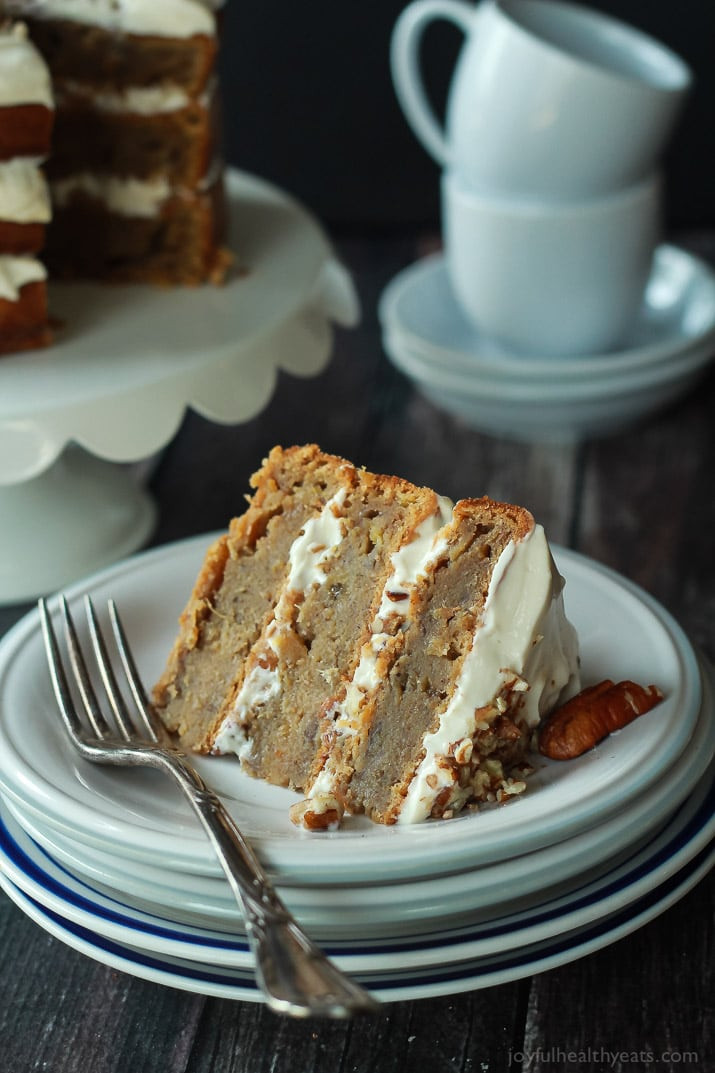 Light Easter Desserts
 Healthier Hummingbird Cake with Cream Cheese Frosting