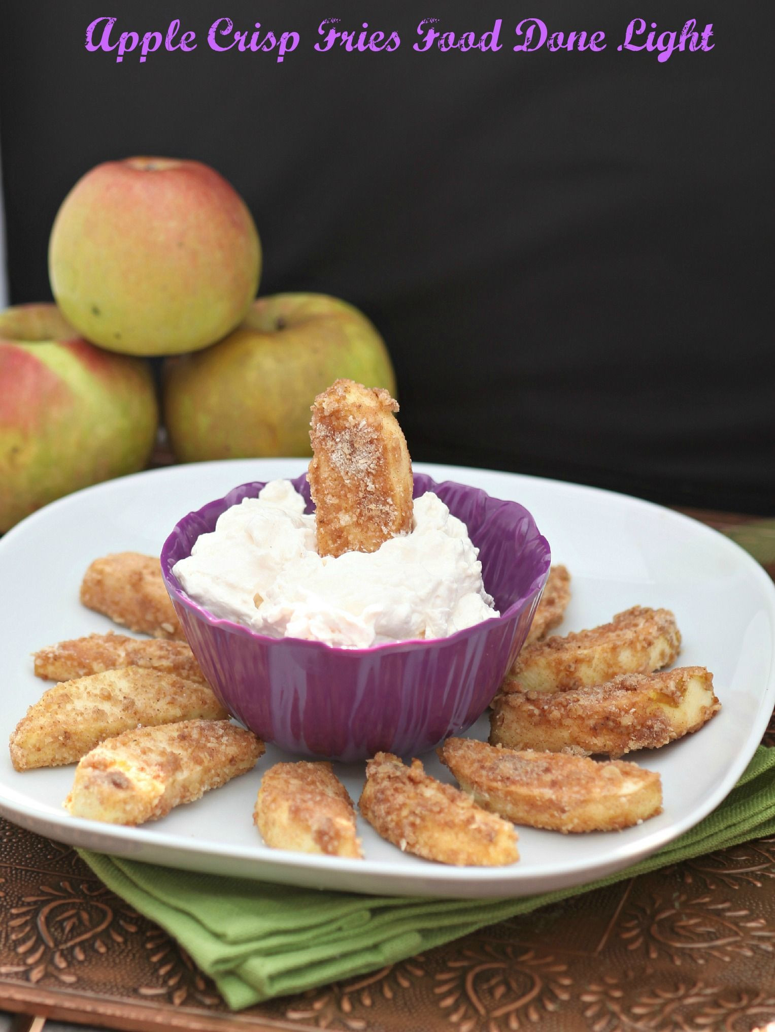 Low Calorie Apple Desserts
 Healthy low calorie and fat Dessert Apple Crisp Fries