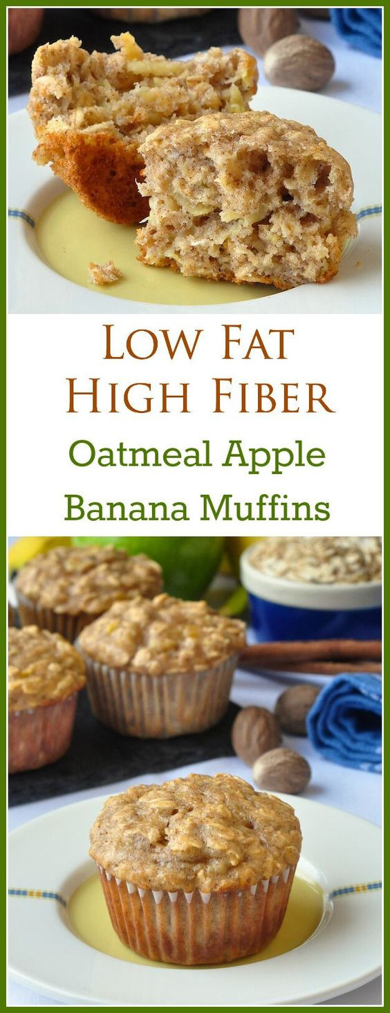 Low Calorie Apple Recipes
 Low Fat Oatmeal Banana Apple Breakfast Muffins