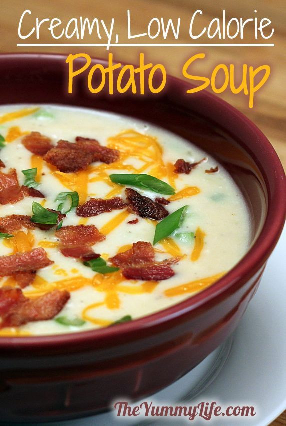 Low Calorie Baked Potato Soup
 Baked or Mashed Potato Soup Recipe