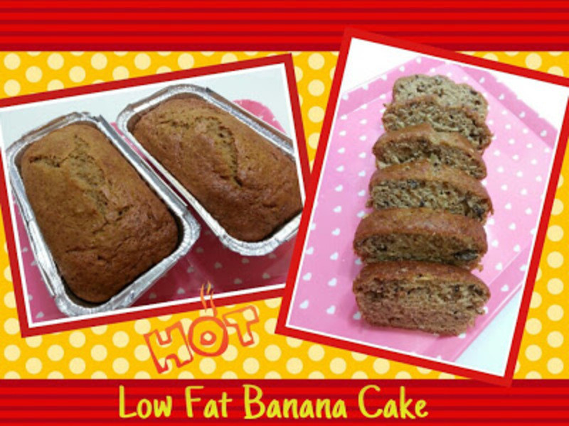 Low Calorie Banana Recipes
 Low Fat Banana Cake Recipe by Cecilia CookEat