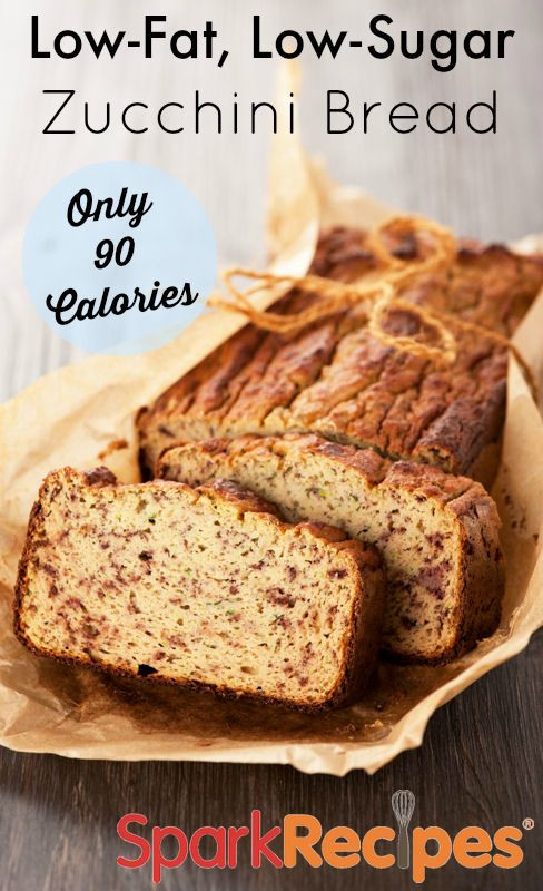 Low Calorie Bread Recipe
 Low Fat Low Calorie Zucchini Bread Recipe
