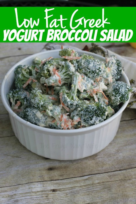 Low Calorie Broccoli Recipes
 Low Fat Greek Yogurt Broccoli Salad Recipe